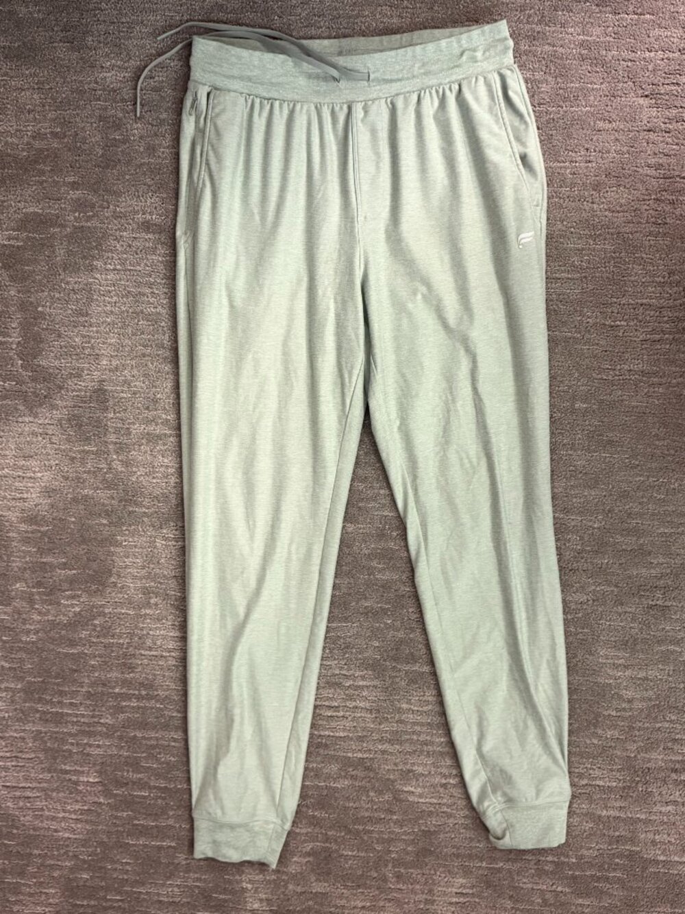 Fabletics The Cloud Jersey Jogger Sage Grey Heather Men’s S